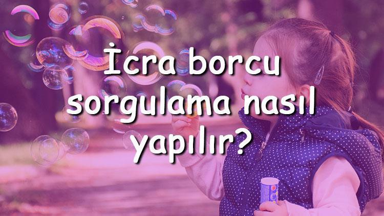 İcra borcu sorgulama nasıl yapılır TC kimlik ile icra borcu nasıl öğrenilir