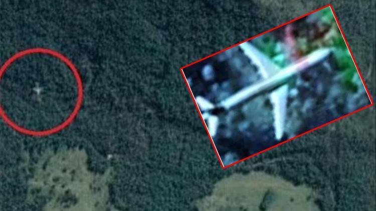Google Maps’te görüldü… Yağmur ormanlarına düştü denen uçağın görüntüsü gerçek mi Açıklamalar kafa karıştırdı