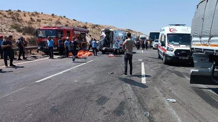 Gaziantepte korkunç kazada can kaybı 16ya yükseldi