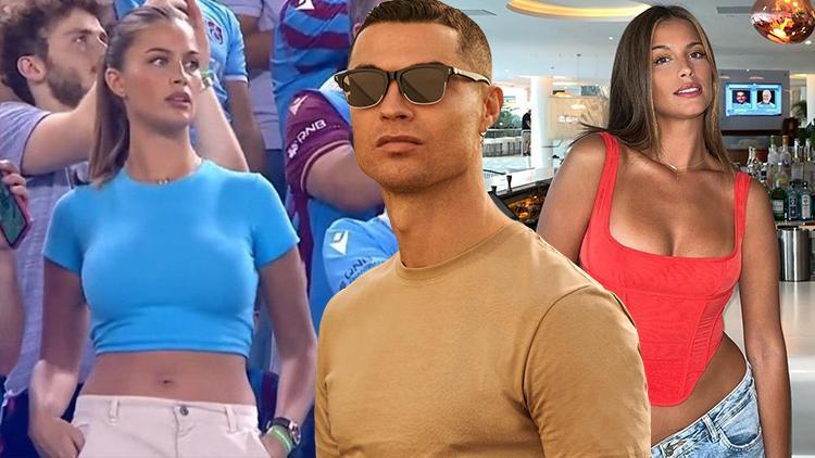 Son Dakika: Trabzonspor - Kopenhag maçındaki gizemli güzel Cristiano Ronaldonun eski sevgilisi Desire Cordero çıktı
