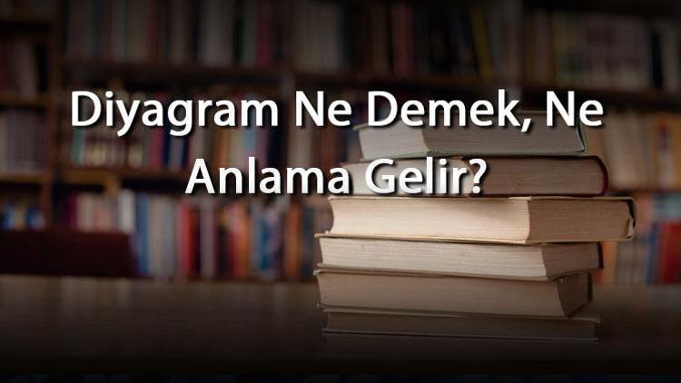 Diyagram Ne Demek, Ne Anlama Gelir Diyagram Kelimesinin Tdk Sözlük Anlamı