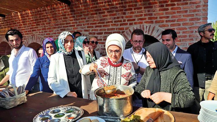 Emine Erdoğan Tokatta Bereket Hasadına katıldı