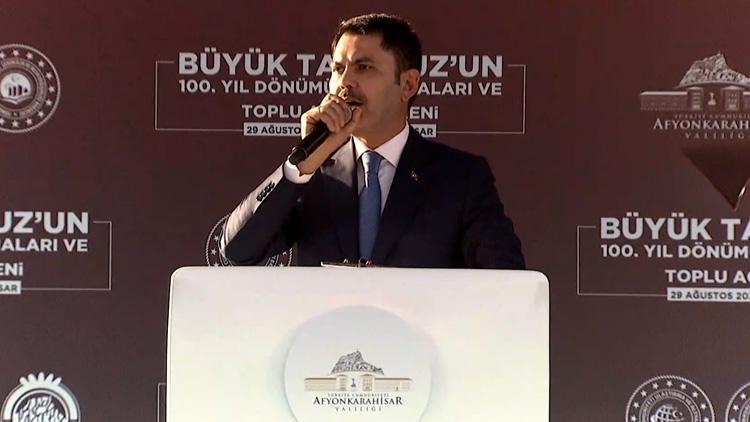 Bakan Kurum: Bizim liderimiz; güçlü, onurlu ve büyük Türkiye’nin mimarıdır