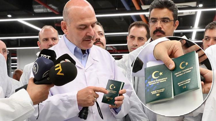 Bakan Soylu duyurdu: Yerli ve milli pasaportu basmaya başlıyoruz