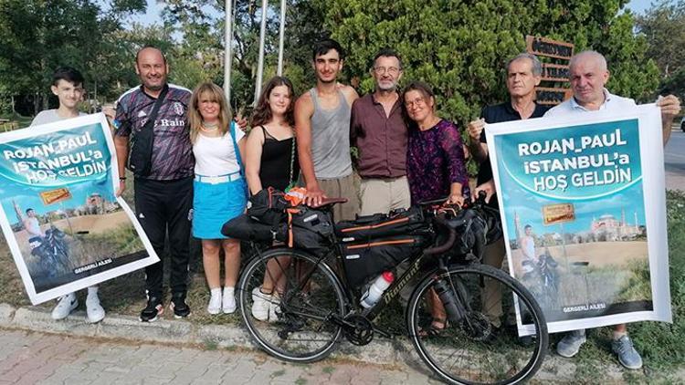 Almanya’dan bisikletle yola çıktı, 26 günde İstanbul’a ulaştı