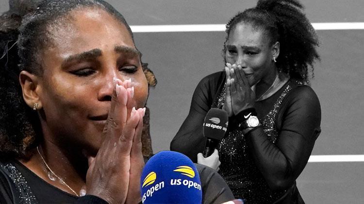 Amerika Açıktan elenen Serena Williams gözyaşları içerisinde tenise veda etti