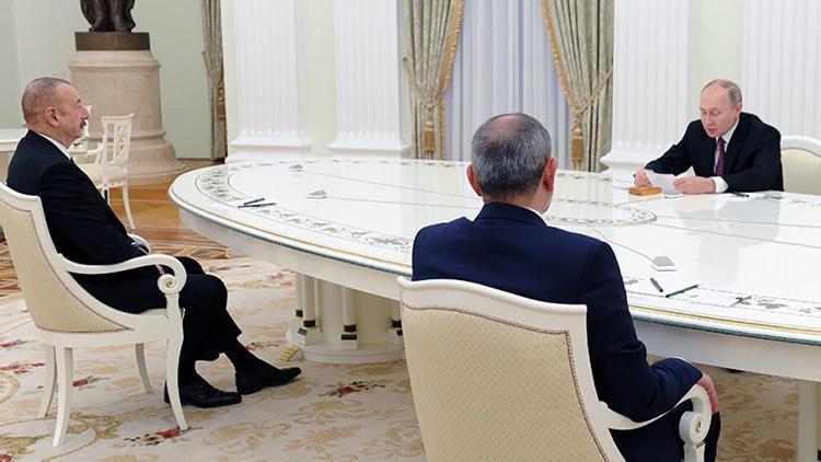 Azerbaycan Cumhurbaşkanı Aliyev, Rusya Devlet Başkanı Putin ile görüştü