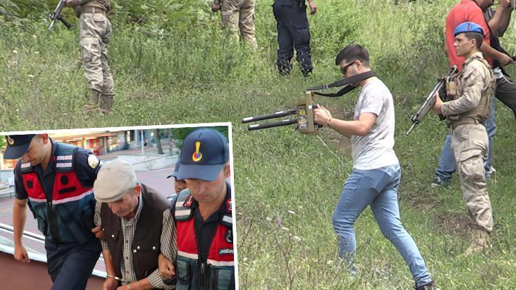 Zonguldakta cinayet şüphelisini kasketi ve kıyafetleri ele verdi