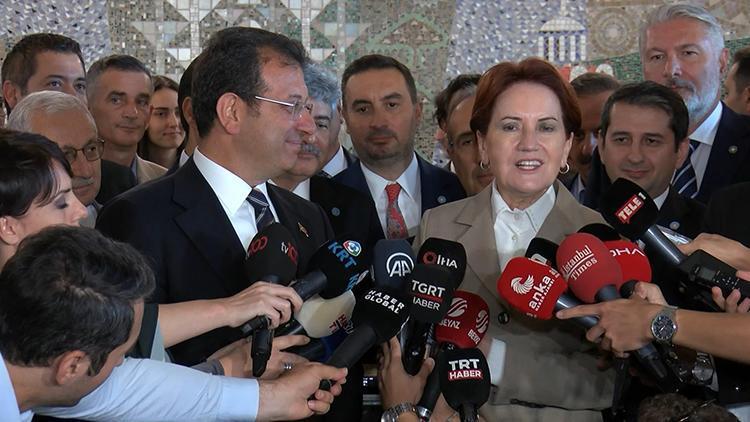 Meral Akşener, İmamoğlunu ziyaret etti