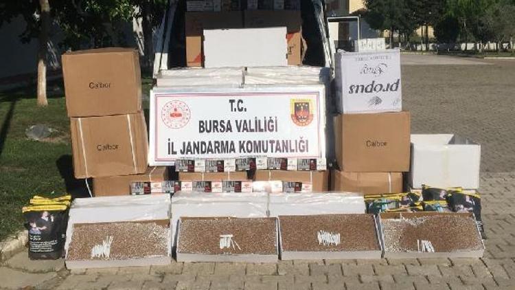 Bursada kaçak tütün operasyonu