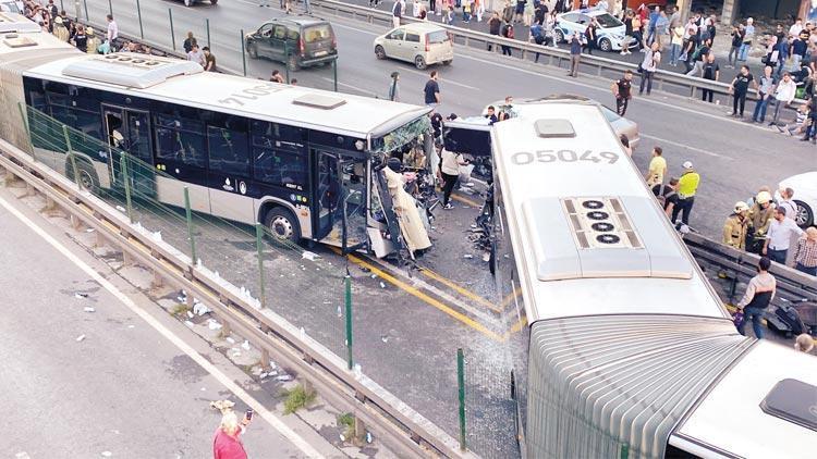 Metrobüs kazasının nedeni belli oldu: Şoför fenalık geçirmiş