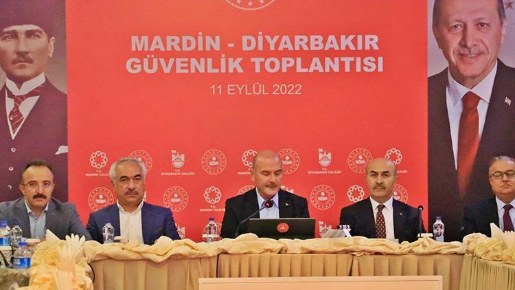 Bakan Soylu Mardinde İl Güvenlik Toplantısına katıldı