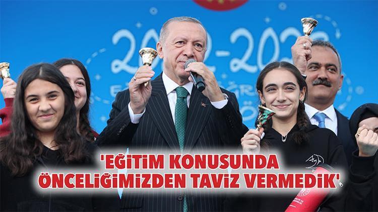 Eğitim konusunda önceliğimizden taviz vermedik