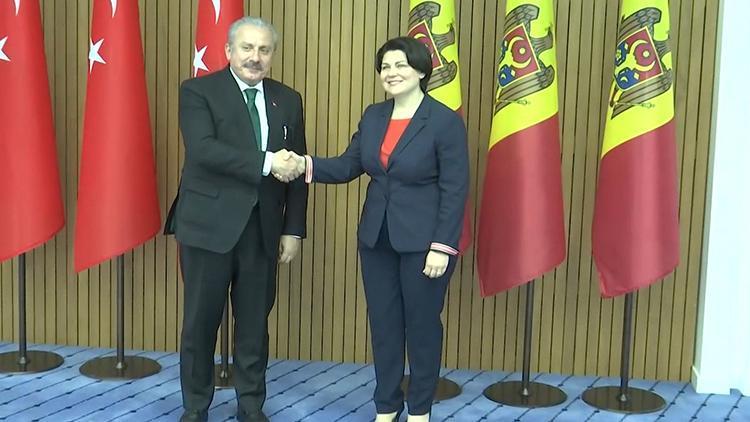 TBMM Başkanı Mustafa Şentop, Moldova Başbakanıyla görüştü