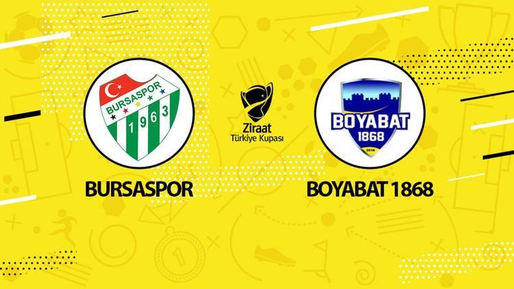 Bursaspor Boyabat 1868 Spor maçı ne zaman saat kaçta hangi kanalda Canlı yayın bilgisi paylaşıldı