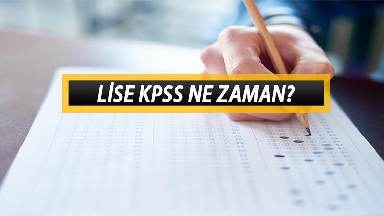 2022 KPSS Ortaöğretim sınavı için son günler... Lise KPSS ne zaman yapılacak