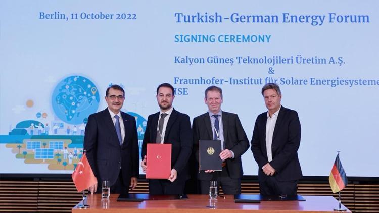 Kalyon Enerji ile Fraunhofer Enstitüsü güneş enerjisi teknolojileri için iş birliği yaptı
