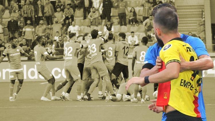 Göztepe - Tuzlaspor maçında sinirler gerildi Emre Çolak deliye döndü...