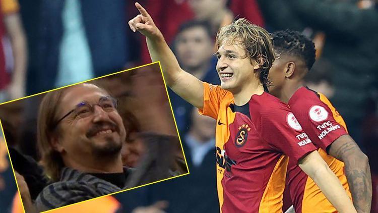 Galatasarayda Hamza Akman attı, Ayhan Akman duygulandı