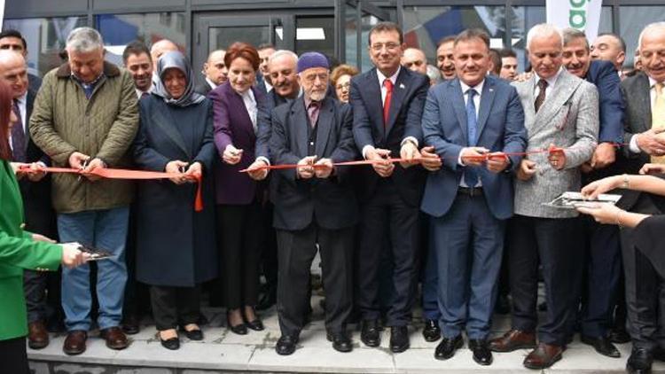 Akşener ve İmamoğlu, Gümüşhanede