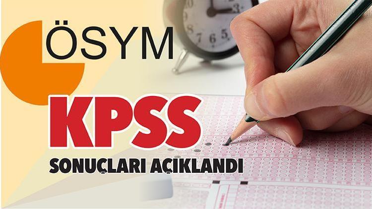 KPSS sonuçları açıklandı