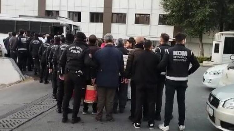 İstanbulda FETÖ operasyonu: 21 şüpheli tutuklandı