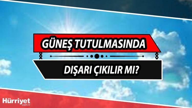 Güneş tutulmasında dışarı çıkılır mı, cilde zararı var mı