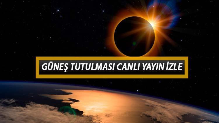 Güneş tutulması NASA-TÜBİTAK canlı izle: 25 Ekim 2022 Güneş tutulması canlı yayın