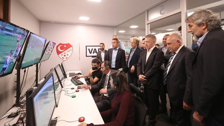 TFF’den Süper Lig ve TFF 1’inci Lig kulüplerine VAR bilgilendirme toplantısı Kulüp başkanları, teknik direktör ve futbolcular, VAR deneyimi yaşadı