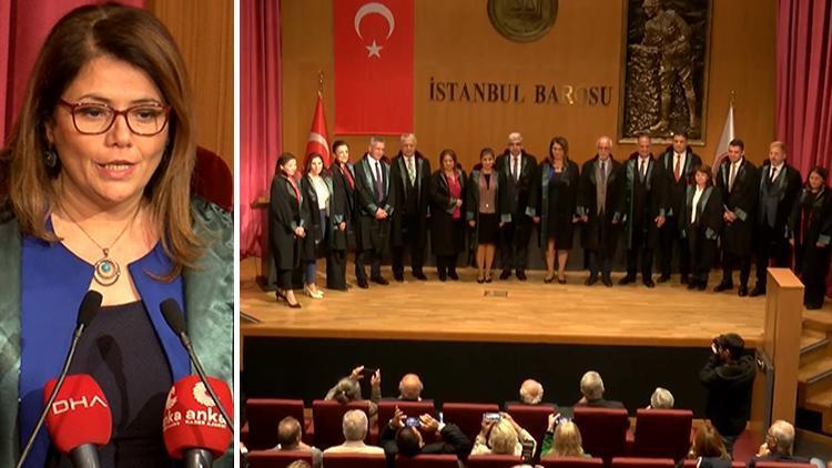 İstanbul Barosunun ilk kadın başkanı Filiz Saraç görevi devraldı