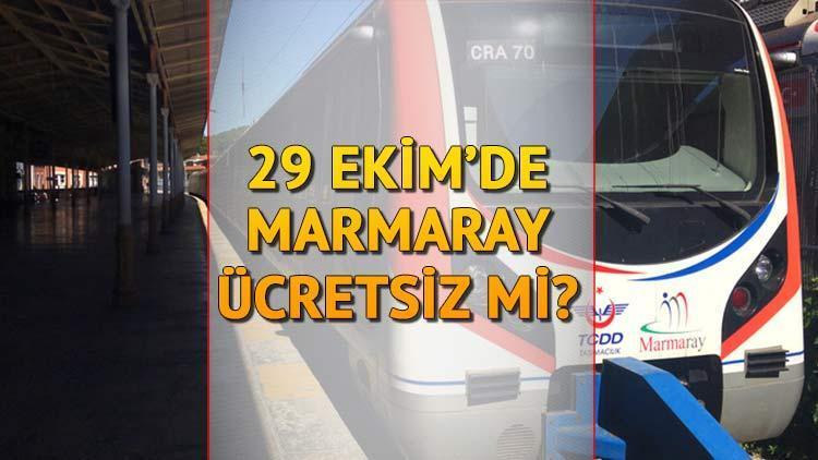 29 Ekimde Marmaray, İZBAN ve Başkentray ücretsiz olacak mı Karar Resmi Gazetede