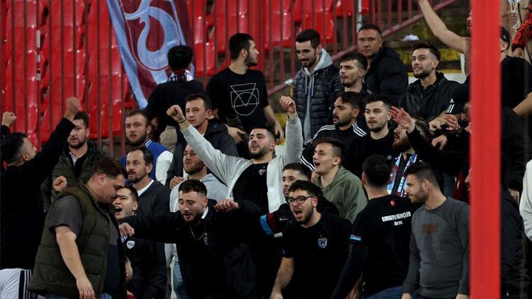 Trabzonspor taraftarlarına Sırbistan’da gözaltı