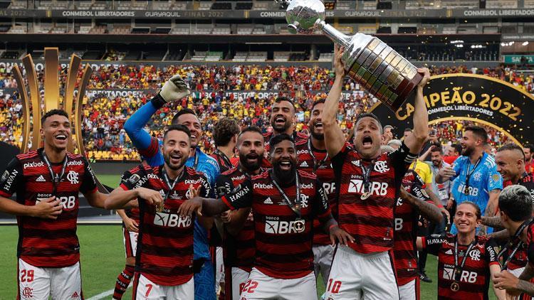 Copa Libertadoreste şampiyon Flamengo Kupa rekorla geldi, Diego Ribas...