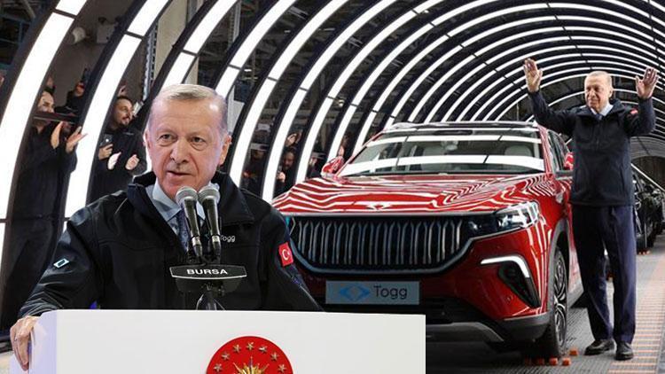 Togg dünya basınında... Erdoğan vurgusu: Türkiyenin ilk yerli otomobil fabrikasının açılışını yaptı