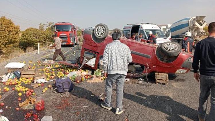 Malatyada hafif ticari araç devrildi: 1 ölü, 1 yaralı