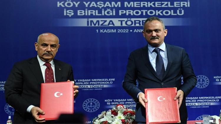 Köy yaşam merkezleri iş birliği protokolü imzalandı