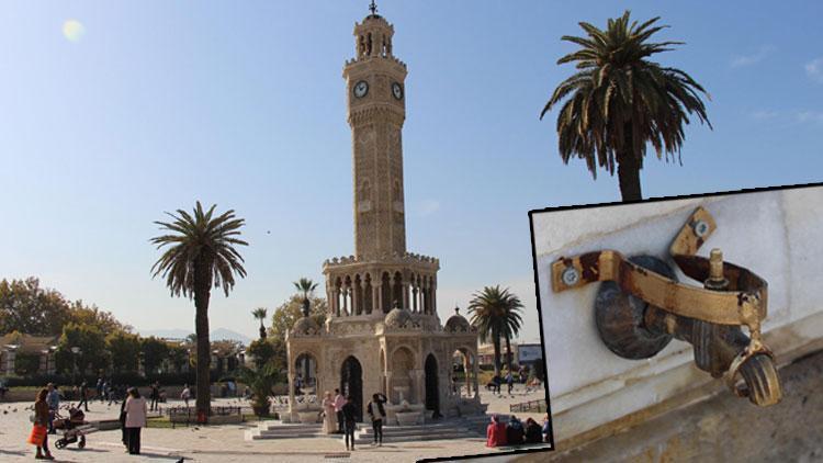 İzmirde tarihi Saat Kulesine hırsızlar dadandı 48 saatte bir çalınıyor