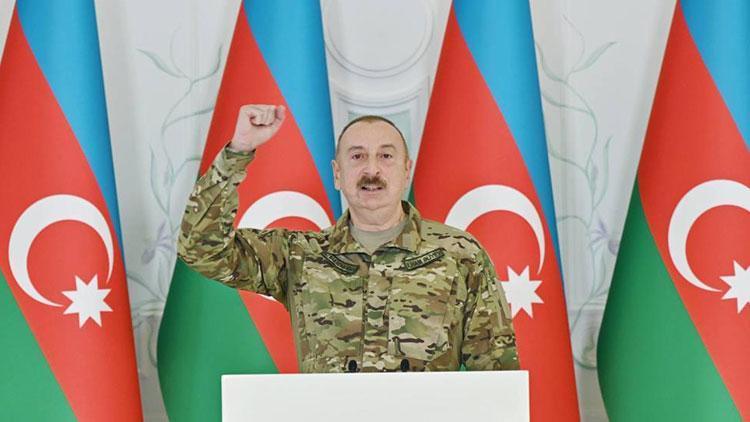 Aliyev: Bizi zafere götüren güçlü iradeydi, vatan sevgisiydi, askerlerimizin profesyonelliğiydi