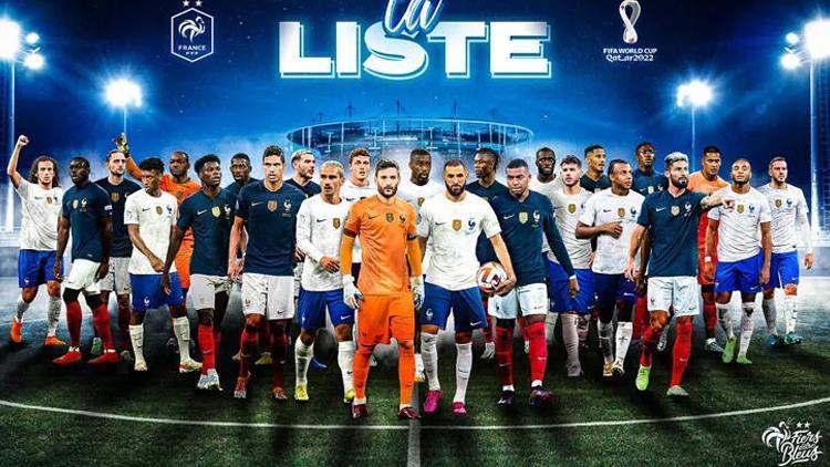 Fransanın Dünya Kupası kadrosu açıklandı