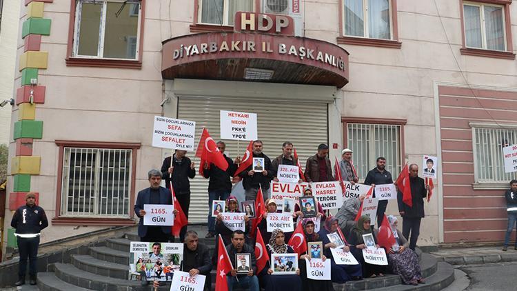 Diyarbakırdaki evlat nöbetinde aile sayısı 328 oldu