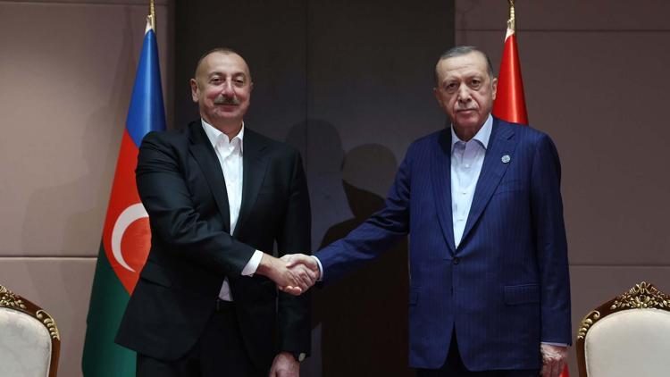 Erdoğan ile Aliyev, Semerkantta görüştü