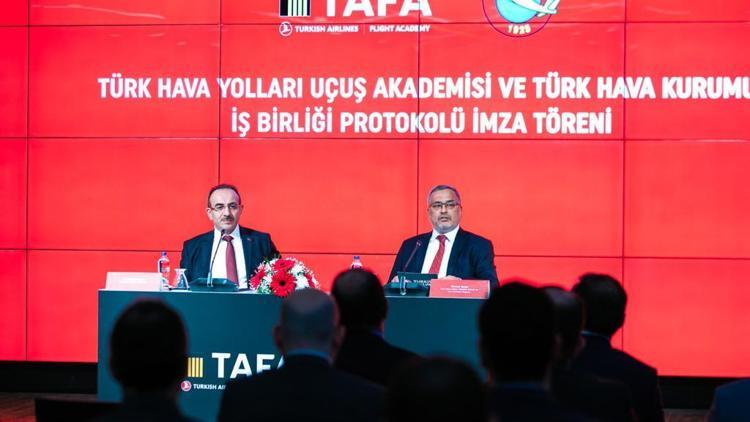 Türk Hava Yolları Uçuş Akademisi ve Türk Hava Kurumu arasında iş birliği