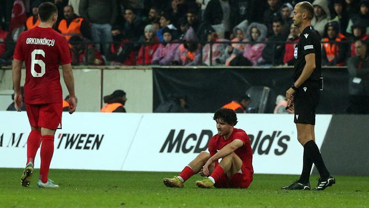 Ferdi Kadıoğlu, Türkiye-İskoçya maçında sakatlandı