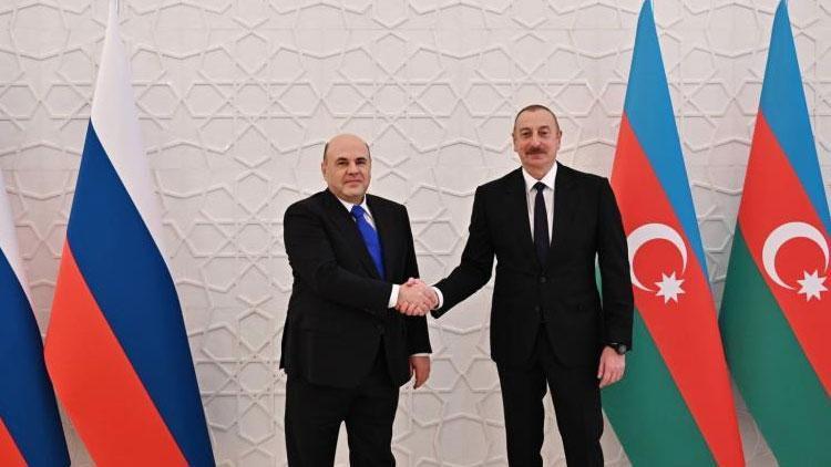 Aliyev, Rusya Başbakanı Mişustin’i kabul etti