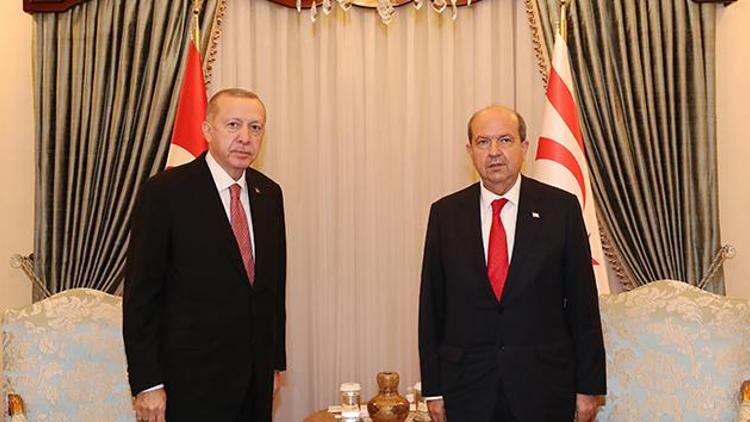 Cumhurbaşkanı Erdoğan, KKTC Cumhurbaşkanı Ersin Tatar ile telefonla görüştü