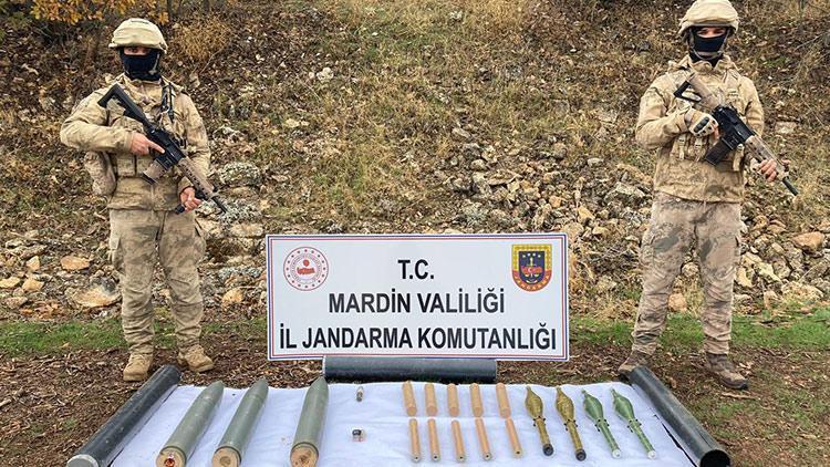 Mardin’de arazide terör örgütüne ait 11 adet roket mühimmatı ele geçirildi