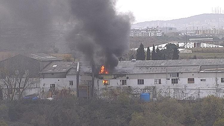 Son dakika.... Tuzlada fabrikada yangın