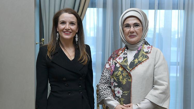Emine Erdoğan, UNICEF Türkiye Temsilcisi ile görüştü
