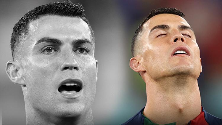 Portekiz-Gana maçında Ronaldo duygusal anlar yaşadı Bir rekor daha kırdı, Messi fotoğrafı...
