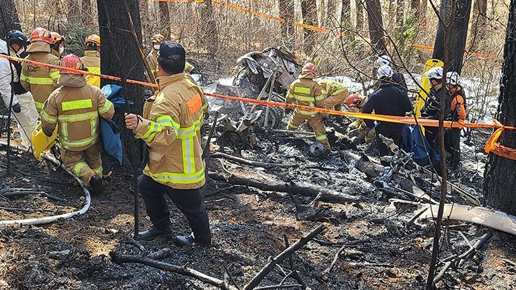 Güney Korede helikopter düştü: 5 ölü